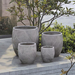 กระถางดอกไม้เซรามิคดินเผาสีม่วง - Product Image 4
