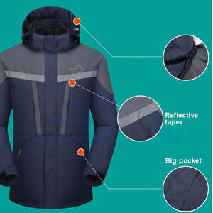 Chaqueta Softshell de Invierno Transpirable de Alta Calidad con Cuello Alto y Logotipo Frontal, la Más Vendida para Hombre Adulto - Product Image 3