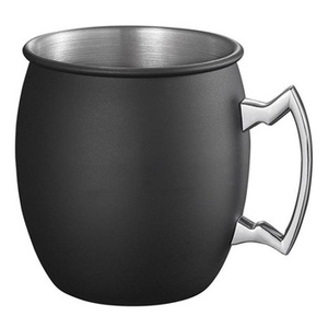 Tasse à pointe de marteau en acier inoxydable écologique en cuivre, or rose et argent, tasse à mule de Moscou en ml personnalisée avec poignée - Product Image 5