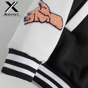 Chaqueta Universitaria Varsity para Hombre, Nueva, de Fabricante Directo, en Oferta, con Bordado de Chenille sobre Lona, para Invierno - Product Image 3