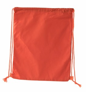 Mochila con cordón de ajuste, color naranja sólido, poliéster, informal, para gimnasio, unisex, ligera, con correa ajustable, asa suave, paquete de 12 unidades - Product Image 5