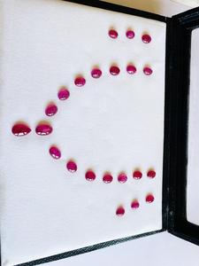 ทับทิมทับทิมทับทิมทับทิมธรรมชาติคุณภาพทรงรีตัดหลวมอัญมณีทำด้วยมือสำหรับทำเครื่องประดับได้รับการรับรอง IGI สีแดงสินค้าจำนวนมาก - Product Image 4