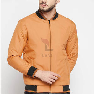 Veste d'hiver universitaire pour hommes de haute qualité en mélange de laine et de cuir avec taille réglable et vestes pour hommes Streetwear College - Product Image 1