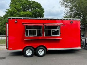 Remorque de camion alimentaire standard entièrement équipée en acier inoxydable cuisine mobile Bbq remorque de restauration rapide. - Product Image 4