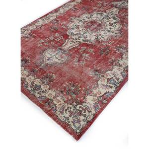 พรมขนสัตว์วินเทจขนาด 9x12 ฟุต สีแดงส้ม ลายเมดัลเลียนถักมือ สำหรับใช้ในบ้าน-ห้องนอน ห้องนั่งเล่น ห้องโถง รุ่น Pae-2600 - Product Image 2