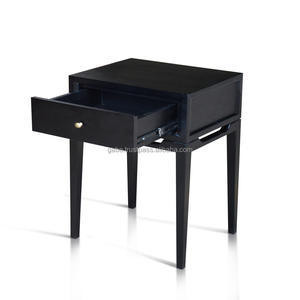 Table de salle à manger moderne en bois de teck naturel couleur javel accessoire de décoration pour anniversaire - Product Image 2