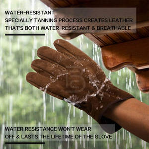 ถุงมือหนังทำงานป้องกันความปลอดภัยพร้อมโลโก้สั่งทำ ราคาประหยัด ถุงมือหนังสำหรับผู้ชายเพื่อความปลอดภัยของมือ - Product Image 4