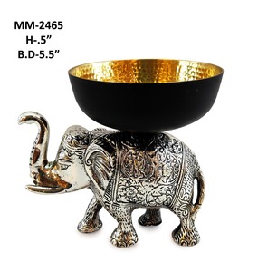 Assiette à gâteau élégante et écologique en laiton Design aigle complexe Plat de service pour les desserts Vitrine Assiette décorative unique - Product Image 5