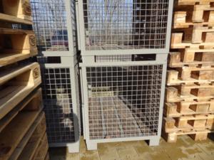 Gitterbox Paleta portátil duradera bloqueable de acero inoxidable 10 ~ 800kg Capacidad TOMA PALETE P11 Nuevo - Product Image 2