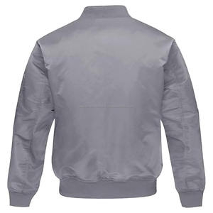 Veste de baseball unisexe de haute qualité en soie satinée support coupe-vent pour l'hiver et l'extérieur design haut de gamme nouvel OEM High Street vente en gros - Product Image 2