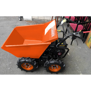 Minidumper de orugas para transporte de materiales, motorizado, fácil de operar, 5 años de garantía, colores rojo/negro/plateado/blanco - Product Image 4