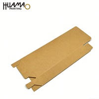 Boîte pliable en papier kraft recyclable et écologique Huamao, à fond automatique, emballage personnalisé imprimé pour les bâtonnets de café, les jus et les poudres