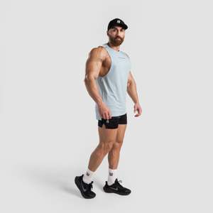 Débardeur réfléchissant bleu ciel pour homme - Product Image 4