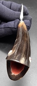 Abridor de Botellas Vintage con Mango de Cuerno de Búfalo, Herramienta de Cocina Única Hecha a Mano, Sacacorchos y Abridores, Regalo de Inauguración de Casa - Product Image 5