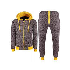 Ensemble de survêtement deux pièces pour homme, nouveau design, tendance, jogging de motard, hiver, 100% coton, coupe-vent, logo Bangladesh, vêtements de sport - Product Image 1