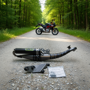 Scarico Arrow per Aprilia SR 50 dal 2000 al 2002 CD 33508EK, Nuovo Sistema di Scarico per Moto Omologato - Product Image 3