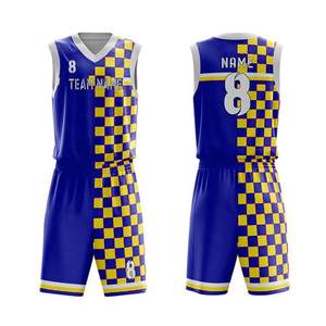 Ensemble de maillot et short de basket-ball personnalisé pour hommes, équipe, club, nouveau design respirant, faible MOQ - Product Image 6