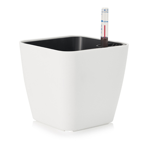 Macetas de Plástico PP <span class=keywords><strong>MiHo</strong></span> con Autorriego para Jardín, Macetas Blancas para Escritorio y Alféizar, Decoración para Interiores y Exteriores del Hogar - Product Image 1
