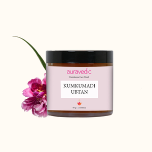 Nettoyant visage bio Kumkumadi Ubtan au curcuma et aux herbes, exfoliant nettoyant en profondeur 60g pour tous types de peaux, offre OEM - Product Image 1