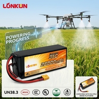 Аккумуляторный блок Longkun 30Ач 44.4В 12S твердотельный 354Втч/кг для БПЛА с вертикальным взлетом и посадкой и самолетов с неподвижным крылом