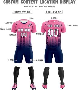 เสื้อฟุตบอลแบบระเหิดชุดเครื่องแบบสั้นสำหรับผู้ชายเสื้อกีฬาฟุตบอลแบบซับลิเมชันเสื้อโพลีแขนสั้นสำหรับผู้ชาย - Product Image 2