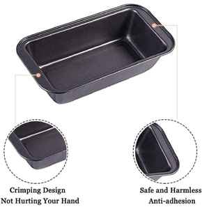 Bandeja Rectangular para Hornear Pasteles de Aluminio de Alta Calidad, Apta para Lavavajillas, Molde para Pan Tostado, Utensilios de Repostería Profesionales Duraderos - Product Image 3