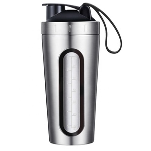 Shaker à protéines Silverjet 700ml, bouteille isotherme en acier inoxydable pour la gym et les voyages - Product Image 2