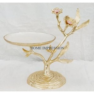 Soporte de diseño de flores Mesa de 2 niveles Soporte decorativo para Pastel de Bodas Venta superior Utensilios para el hogar y la cocina Herramientas a precio al por mayor - Product Image 6