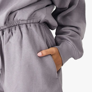 Sweat-shirt uni pour femme, confortable et décontracté pour l'hiver, durable, prix d'usine abordable et service OEM, toucher doux, 2026 - Product Image 4