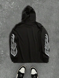 Sudadera con capucha de invierno de peso pesado para hombre de alta calidad personalizada al por mayor-Hecho en Pakistán - Product Image 2