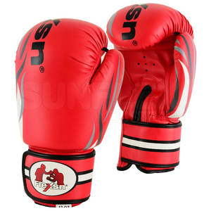 2024ถุงมือชกมวยหนังพีวีซีคุณภาพสูงสำหรับทุกเพศขนาด12ออนซ์16ออนซ์สำหรับศิลปะการต่อสู้ - Product Image 1