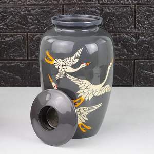 Urna de cremación funeraria para adultos grabada estilo americano para cenizas - Product Image 4