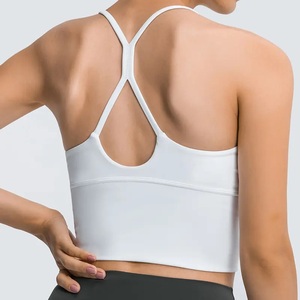 Beauté Dos Yoga Soutien-Gorge Sports Running Fitness Débardeur Crop Top Tennis Shorts Skorts Fitness Wear - Product Image 5