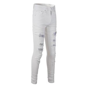 2025 Offre Spéciale de haute qualité 100% coton hommes coupe droite Denim jean conception personnalisée bouton mouche lumière couleur moyenne pour l'automne - Product Image 2