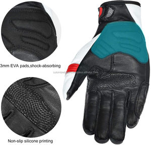 Guantes de Motocicleta de Dedos Completos Hechos a Medida de la Mejor Calidad con Logotipo, Venta al por Mayor a Bajo Precio para Deportes - Product Image 6