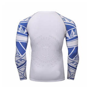 Camisetas de Compresión Tejidas para Hombre, Diseño 2025, Logotipo Personalizado, Color Sólido, Ecológicas, Cómodas, de Secado Rápido y Transpirables, Venta al Por Mayor - Product Image 3