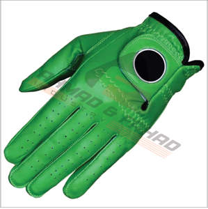 Gants de golf verts pour femmes sur mesure nouveau style anti-dérapant en cuir de mouton importé respirant et adhérent pour le sport - Product Image 3