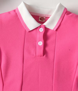 <b>Girls</b> Canvas <b>Dress</b> Button Print 100% Cotton Eco-Friendly Quick Dry Breathable Casual Back to School Collection From Bangladesh - Product Image 3