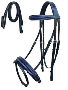 Bride en cuir de cheval de qualité supérieure avec rênes en gros bride d'entraînement d'équitation confortable et durable en vrac approvisionnement direct en usine - Product Image 2