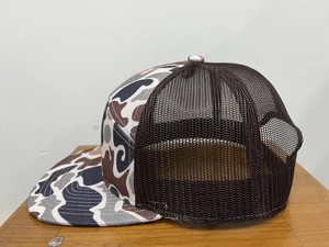 Cierre Snapback ajustable Bajo impuesto Logotipo personalizado 7 paneles Camo Estructurado Flat Bill Mesh Truck Cap Estilo de moda Hecho Vietnam - Product Image 3