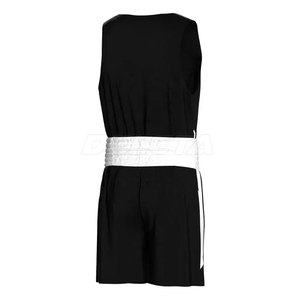 Conjunto Deportivo de Boxeo Elite, 100% Poliéster Elástico, Transpirable, Camiseta sin Mangas y Pantalones Cortos Deportivos a Juego - Product Image 2