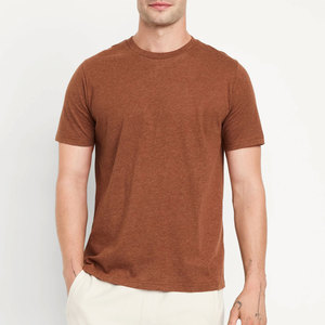 Camiseta de Algodón 100% de Alta Calidad, Estampada, Bordada, Lisa, Personalizada para Hombre - Product Image 1