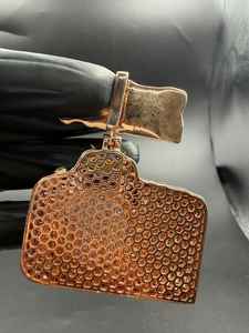 Pendentif Moissanite pour photographe avec plaque de texte personnalisée, taille ronde, en argent 925 plaqué or, bijoux fins, pendentifs et breloques - Product Image 5