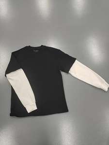 Prince Industry T-shirt double couche à manches longues personnalisé T-shirts longs vintage pour hommes T-shirt T-shirt à manches longues - Product Image 3