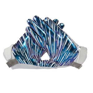 Guantes de Fútbol Americano de la Mejor Calidad, Tendencia, Poliéster Antideslizante, Transpirable, Suave, Fácil de Usar, Precio Razonable, Personalizables - Product Image 4