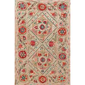 Sábana de cama King Size de lujo Wedding Technics espacio geométrico bordado Suzani algodón decorativo Hotel Queen Size sábanas - Product Image 1