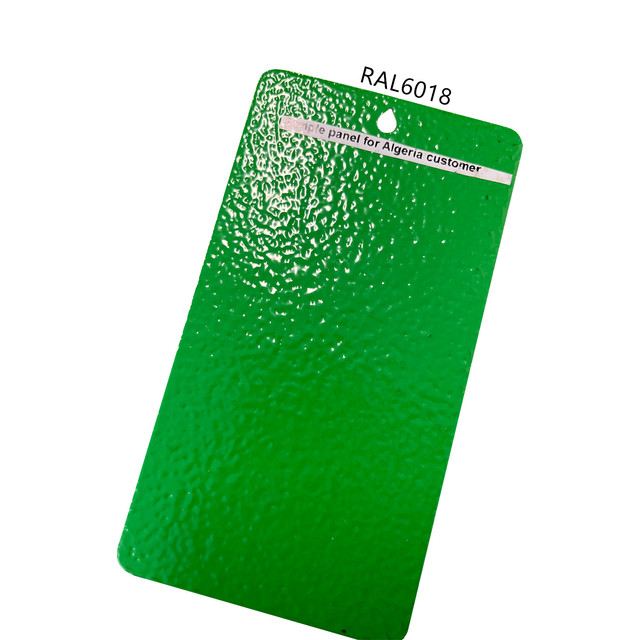 RAL 6018 Green Texture Polyester Powder Coating Paint