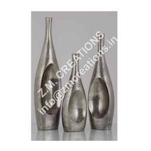 Juego de jarrones de flores de Metal hechos a mano modernos, decoración navideña de flores artificiales para el hogar, Hotel, centros de mesa elegantes - Product Image 1