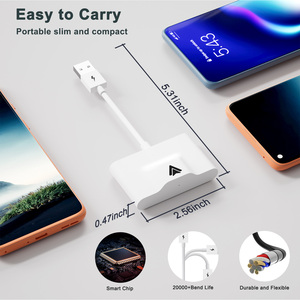 2024 phát hành mới Android Auto 2-in-1 Adapter 1-năm Carplay ai hộp Apple iPhone tương thích với Audi Jeep xe ô tô Dongle Carplay - Product Image 4