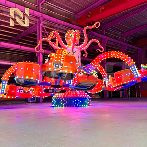 Manège Octopus robuste en acier et PRV de 5 tonnes, portée 15m, couleur personnalisée, <span class=keywords><strong>fournisseur</strong></span> d'équipements d'attractions pour parcs de loisirs - Product Image 3